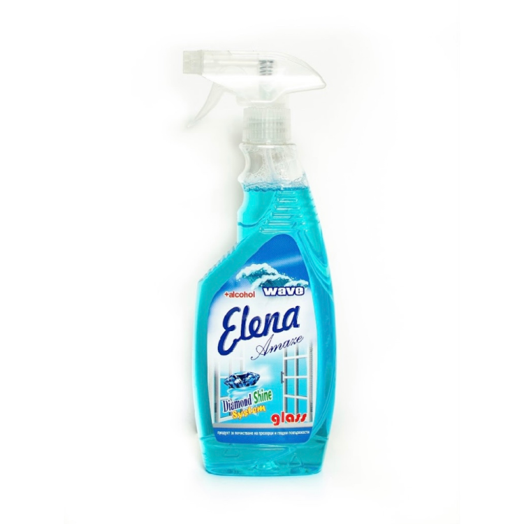 Почистващ препарат за гладки повърхности и прозорци Elena